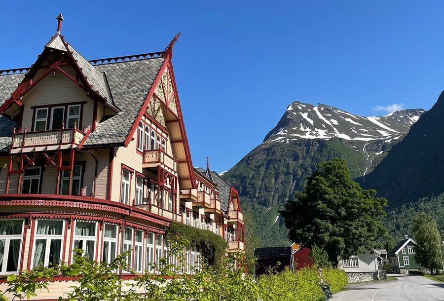 All About the Fjords, in one tour by boat & bus from Ålesund - Ferry across Storfjord before Ålesund