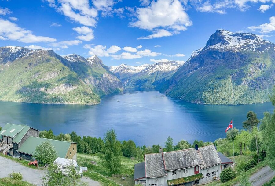 All About the Fjords, in one tour by boat & bus from Ålesund - Leaving Ålesund on MS Bruvik
