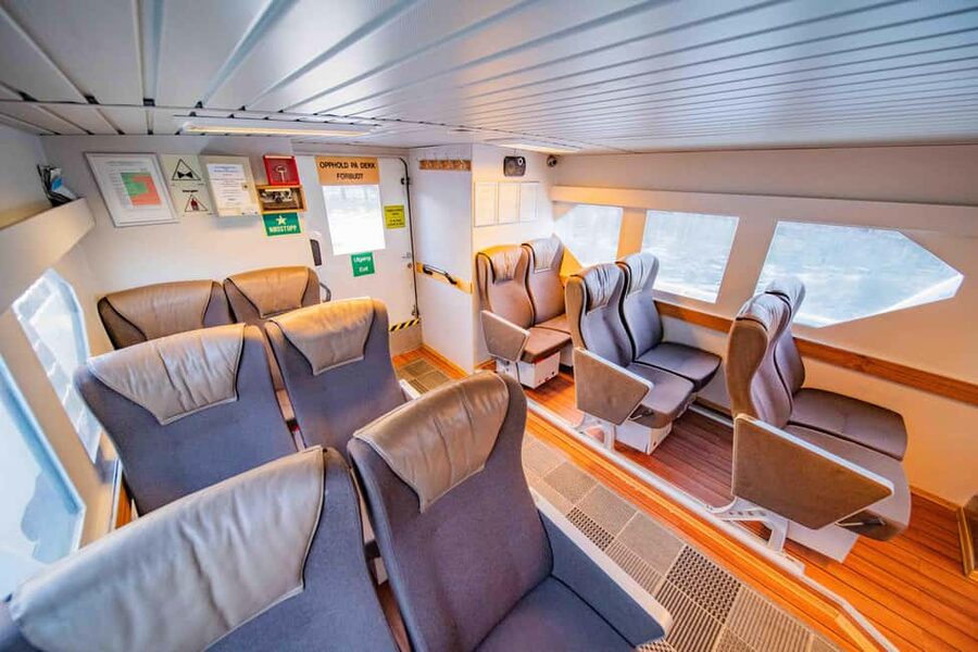 Alta: Altafjord 2-Hour Fjord Safari with Guide - The Sea Runner: warm inside, open outside