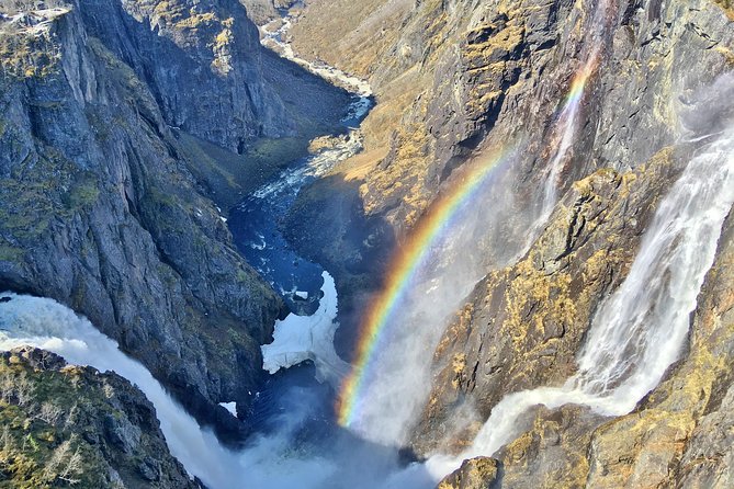 AMAZING HARDANGER FJORD: Private guided round trip from Bergen, 10 hours - The return route through Voss and Skjervsfossen