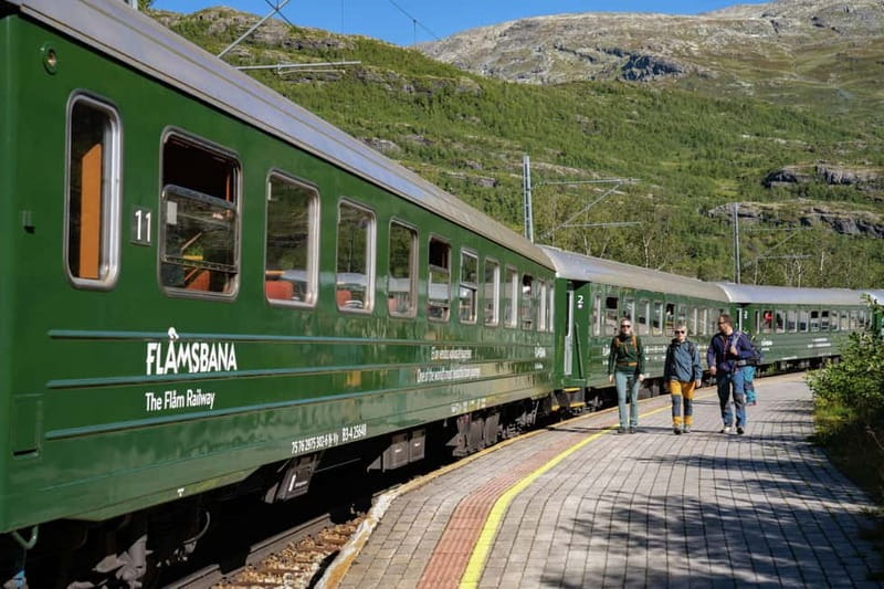 Bergen: Flam Railway, Viking Village Tour with Fjord Cruise - The return through Gudvangen and Voss