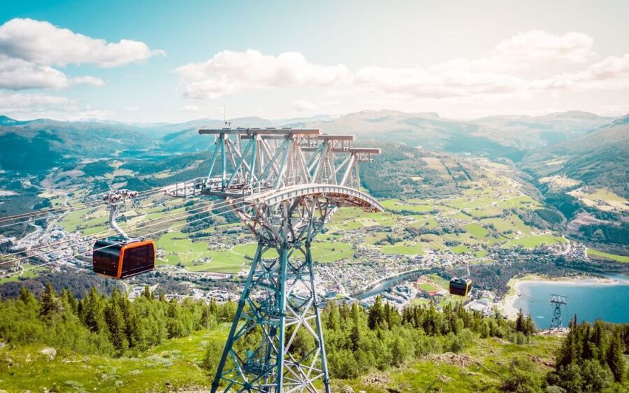 Bergen: Hardangerfjord, Voss Gondola & 3 Great Waterfalls - Voss Gondola and Mount Hanguren