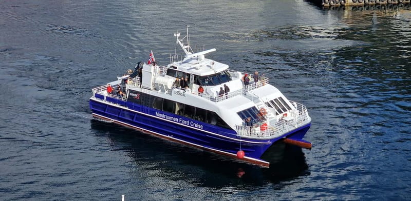 Bergen: Mostraumen Fjord Cruise - with Local Tour Guides - Nordhordland Bridge and the changing scenery