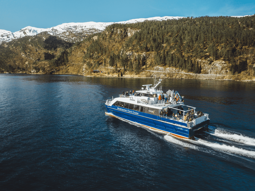Bergen: Mostraumen Fjord Cruise - with Local Tour Guides - The boat, seating, food, and practical comfort