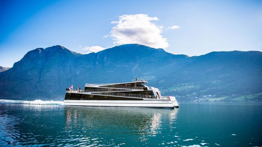 Bergen: Private Day Tour, Nærøyfjord Cruise and Flåm Railway - The Nærøyfjord cruise from Gudvangen to Flåm