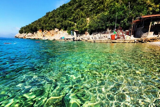 Best Private Blue Cave & Bay of Kotor Speedboat Tour - Mamula Fortress from the water
