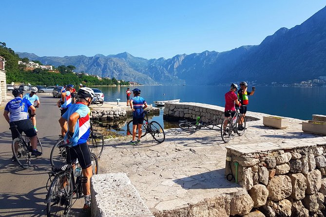 Bike tour - Kotor Bay circle and visit Our Lady of the Rock - Perast, a drink, and time to catch your breath