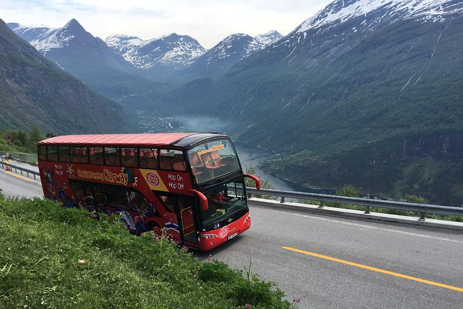 City Sightseeing Geiranger Hop-On Hop-Off Bus Tour - Starting at the Geiranger cruise terminal