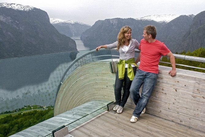 Cruise Special: Private Trip To Canyons And Waterfalls With Flåm Railway - Stalheim adds a second angle on the mountains