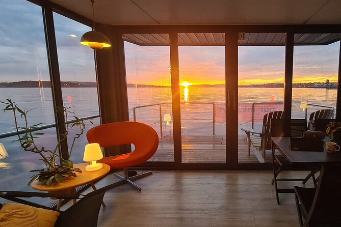 Fjord Houseboat Cruise in Oslo. 100 % electric. BYO - Who will enjoy this cruise most