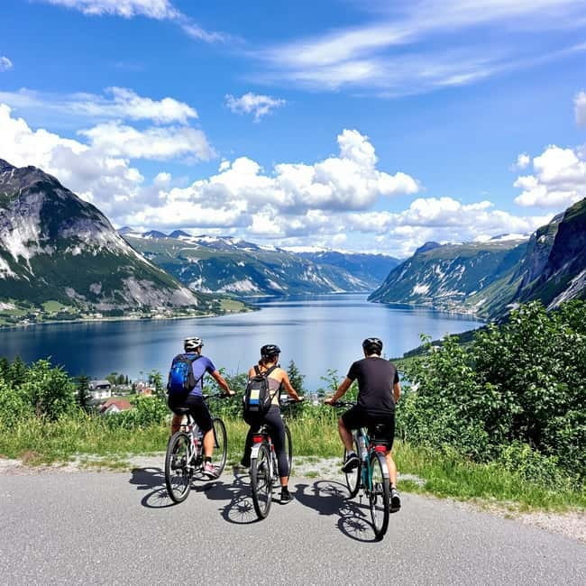 Flexible tour to Hardangerfjord vøringsfossen cruise include - Crossing the Hardanger Bridge toward Vøringsfossen