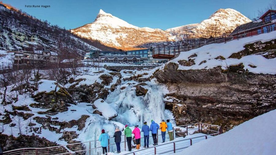 From Ålesund: Winter Fjord Cruise to Geirangerfjord - The Norwegian Fjord Centre and a choice of two returns