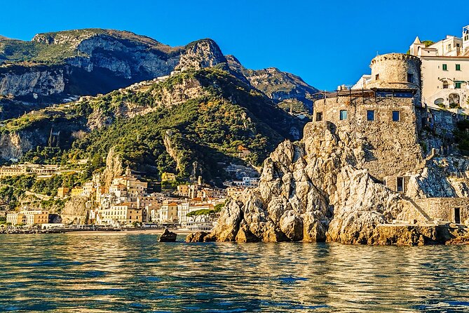 From Amalfi: Coast & Furore Fjord Boat Tour with Swim Break - Amalfi and Atrani from the sea