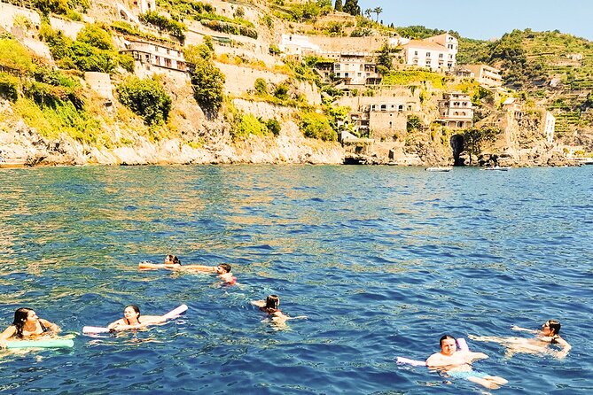 From Amalfi: Coast & Furore Fjord Boat Tour with Swim Break - Praiano and the turn toward the swim stop