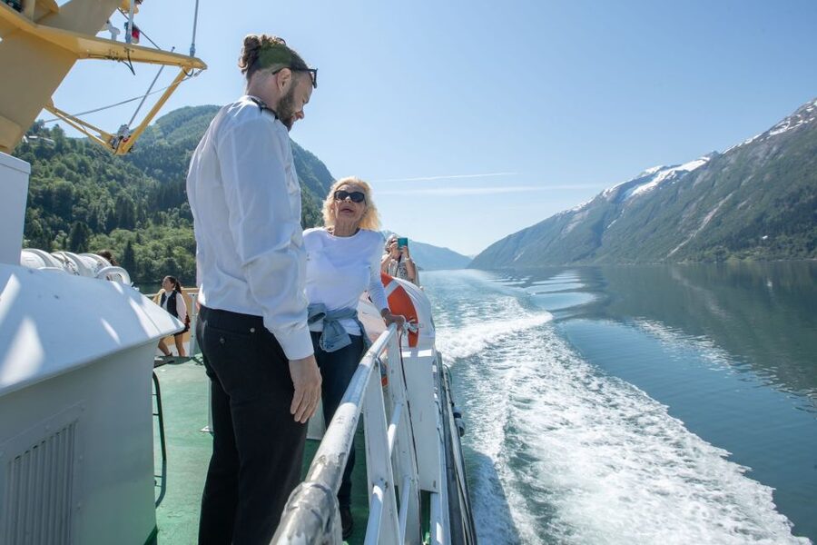 From Balestrand: Guided Fjord & Glacier Tour to Fjærland - The Norwegian Glacier Museum at 1:30