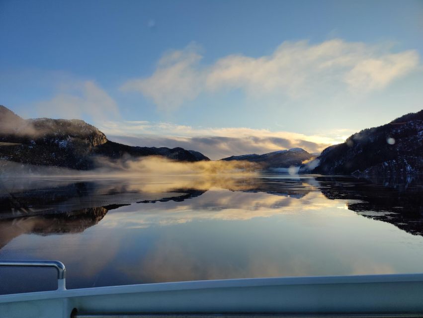 From Bergen: The Original Fjord Cruise to Mostraumen - Rain, snow, and winter ice are part of the setting