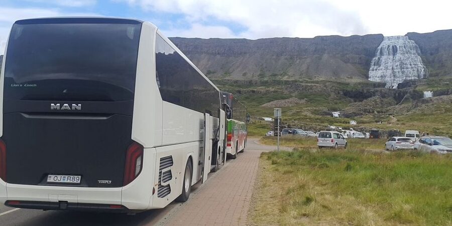 From Isafjordur: Dynjandi Waterfall Guided Day Trip by Bus - Ninety minutes at Dynjandi