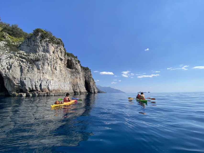 From Nerano: Sorrento Coast to Crapolla Fjord Kayak Tour - The return paddle and the three-hour timing