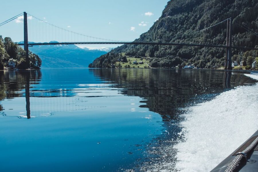 From Norheimsund: Hardangerfjord & Fyksesund RIB Fjord Tour - Entering Fyksesund, where the road ends