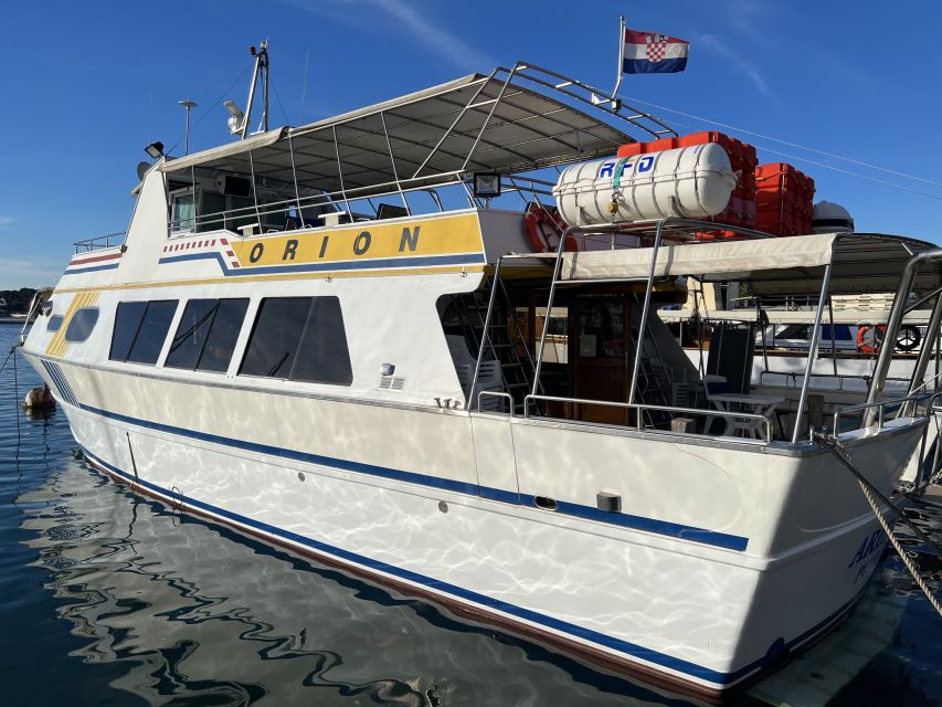 From Pula: Day Cruise to Rovinj, Lim Fjord, and Red Island - Lim Fjord: lunch with the scenery moving past