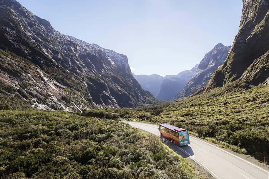 From Queenstown: Milford Sound Coach, Cruise, Scenic Flight - The Milford Road, from Queenstown to Fiordland