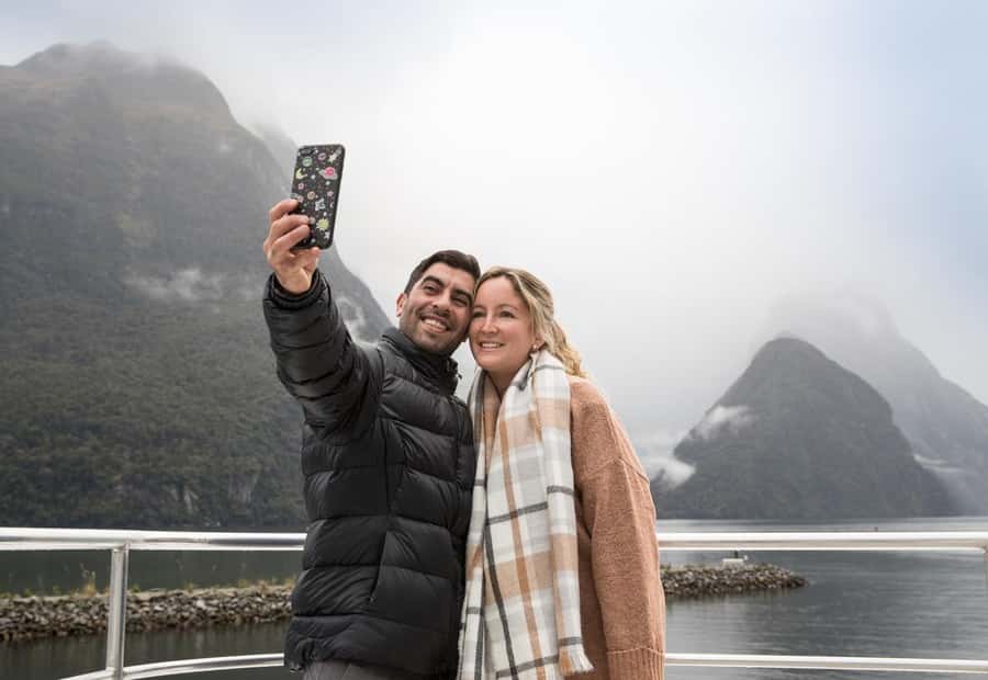 From Queenstown Milford Sound Cruise & Glass-Roof Coach Tour - Weather changes the character of the day
