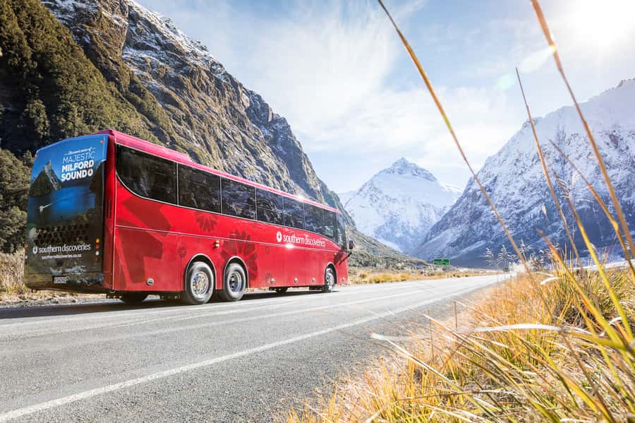From Queenstown: Milford Sound Day Trip on Premium Coach - The long road from Queenstown to Te Anau