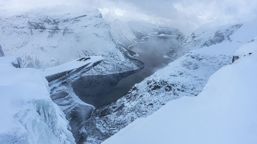 From Skjeggedal: Trolltunga Sunset Winter Overnight tour - What the $498 price includes