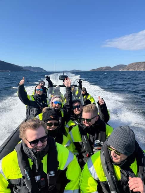 From Stavanger: Lysefjorden & Pulpit Rock Safari by RIB - Leaving Strandkaien in a fast RIB
