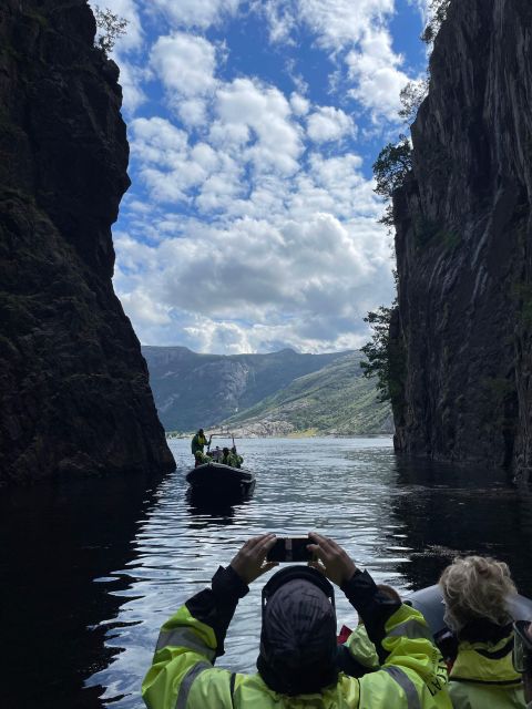 From Stavanger: RIB Tour to Lysefjord - Fantahala and the tale of the fugitives