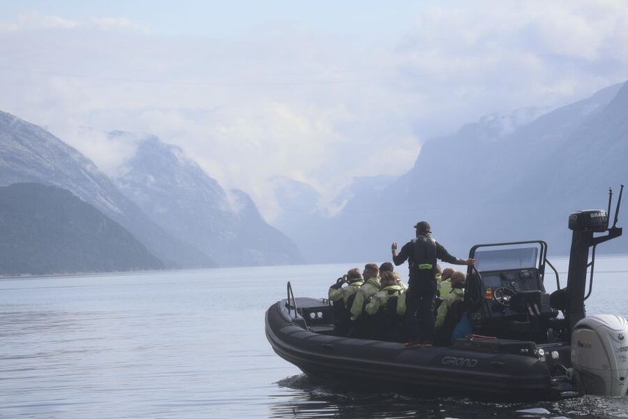From Stavanger: RIB Tour to Lysefjord - Whisky Falls, spray, and a bottle of fresh water