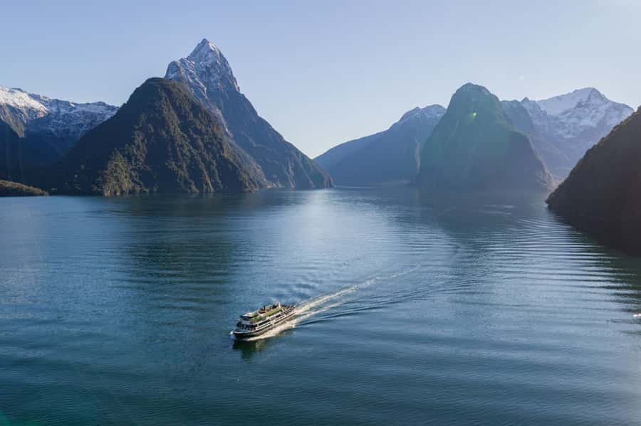 From Te Anau: Milford Sound Cruise and Coach Day Trip - Mirror Lakes gives you a short break