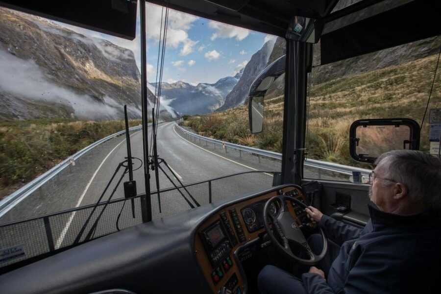From Te Anau: Milford Sound Cruise & Glass-Roof Coach Tour - Mirror Lakes, where weather makes the picture