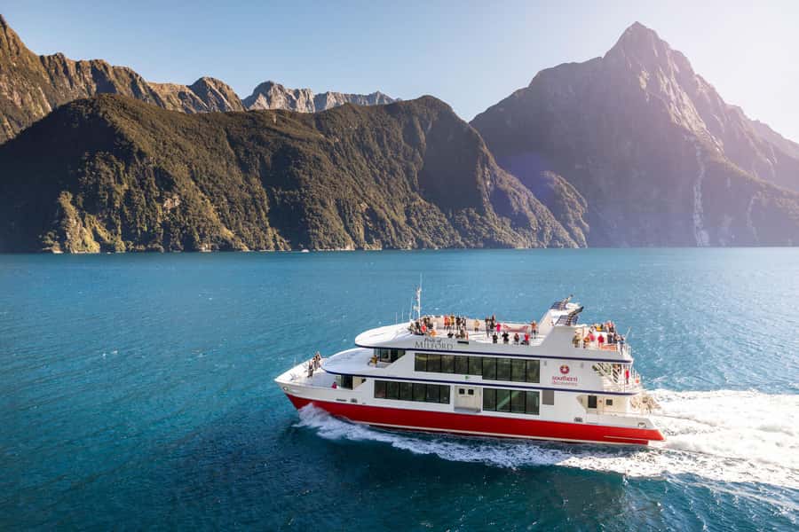From Te Anau: Milford Sound Cruise & Track Walk by Coach - A quick transfer to Deepwater Basin