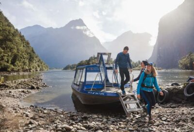 From Te Anau: Milford Sound Cruise & Track Walk by Coach