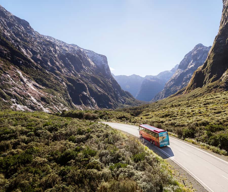 From Te Anau: Milford Sound Extended Cruise and Coach Tour - Eglinton Valley opens the view