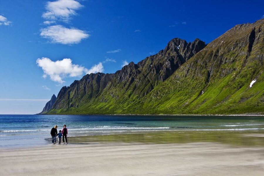 From Tromsø: Self-Guided Fjord Tour to Senja and Local Lunch - Ersfjord Beach and the first photo stop