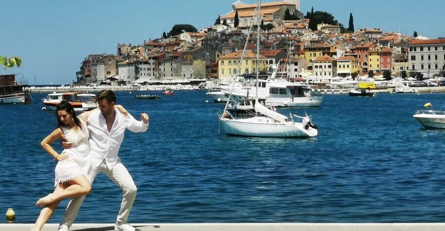 From Vrsar: Boat Trip to Rovinj and Lim Fjord - Leaving Vrsar with a welcome drink