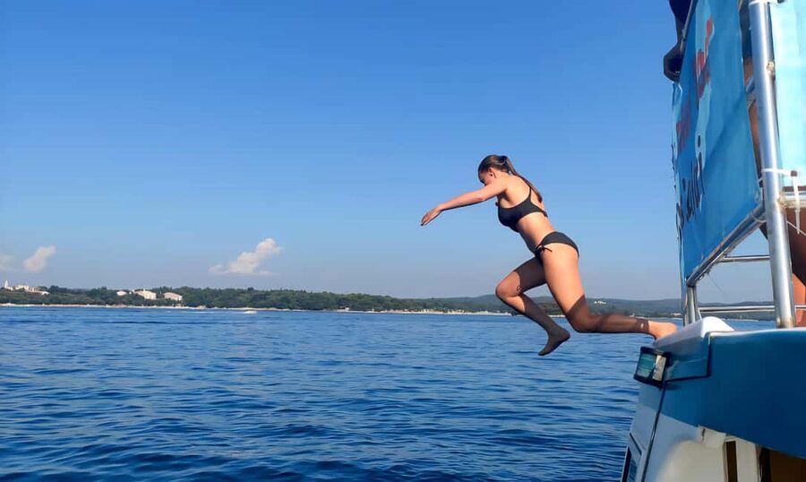 Funtana: Lim Fjord Cruise to Pirate’s Cave with Snorkeling - Swimming near Pirate’s Cave