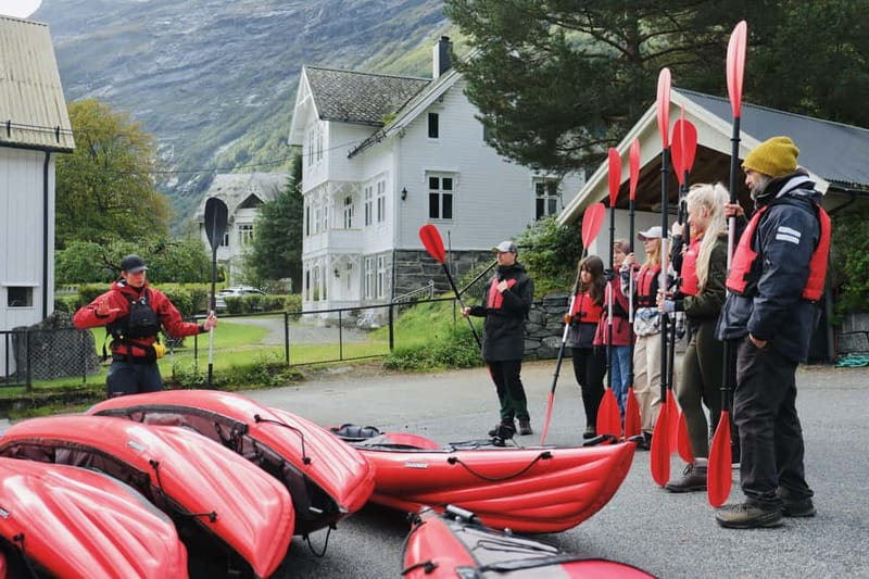Geiranger: Beginner-Friendly Fjord Kayaking - From Maråkvegen 37 to the Red Kayak