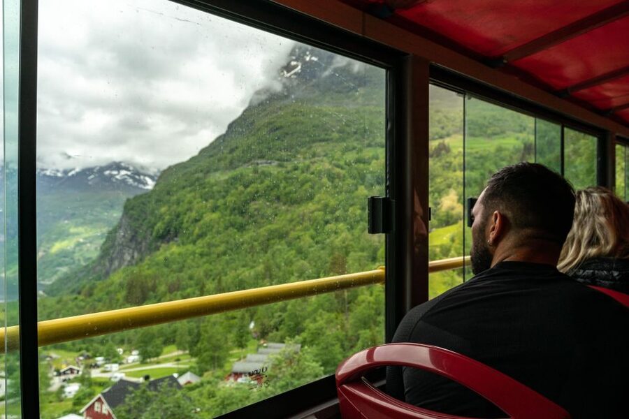 Geiranger: City Sightseeing Hop-On Hop-Off Bus Tour - The audio guide adds useful context