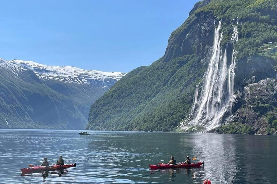 Geiranger Fjord Boat Tour with Waterfall Tasting - Friaren and the waterfall water tasting