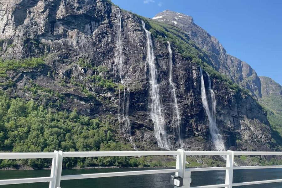 Geiranger Fjord Tour from Hellesylt (with stop in Geiranger) - The first stretch through Geiranger Fjord