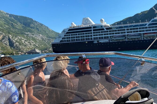 Group Guided Tour: Blue Cave Speedboat Tour in the Bay of Kotor - From Kotor harbor to the open bay