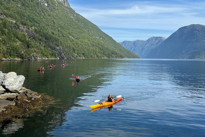 Guided Adventure on Fjord Kayaking in Hellesylt, Norway - What the guide adds to a short tour