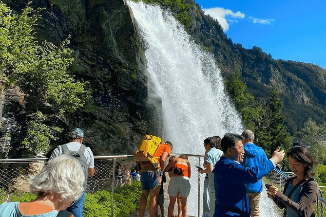 Guided tour to Hardangerfjord with Waterfalls and Ferry Crossing - Utne and the orchard road to Herand