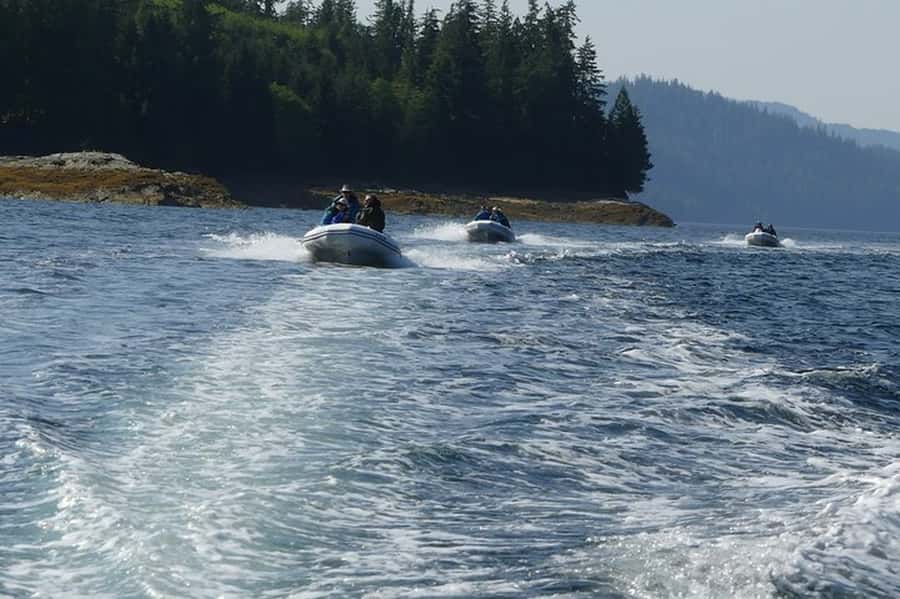 Ketchikan: Scenic Drive & George Inlet Fjords Zodiac Cruise - Saxman and the meaning of the totem poles