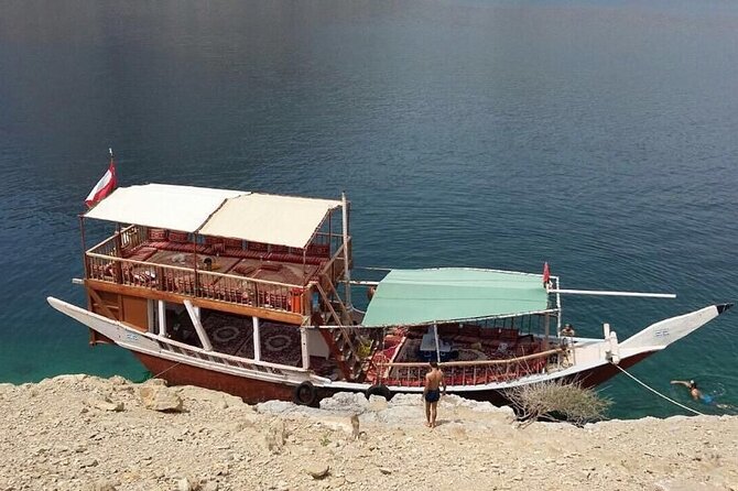 Khasab Dhow Cruise To Musandam Fjords With Lunch Onboard - Dolphin watching around 10:45