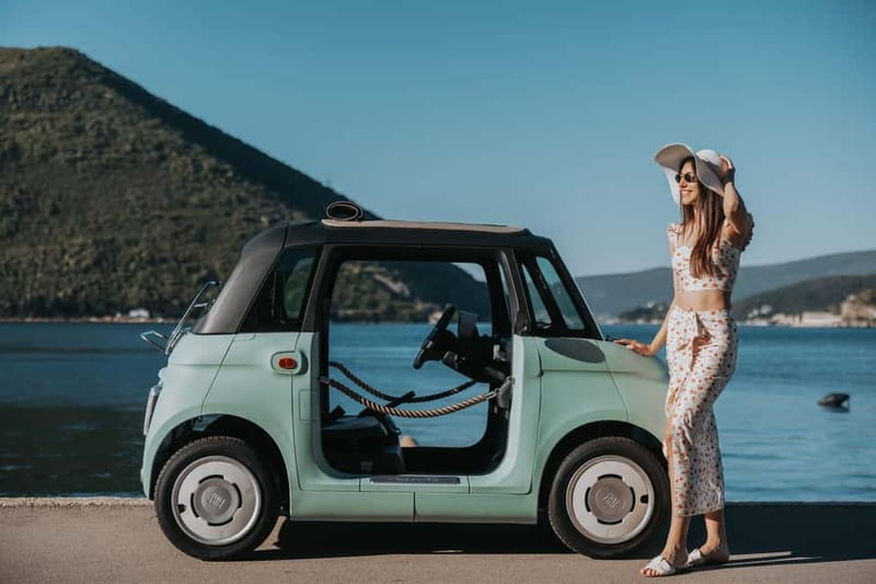Kotor: Bay of Kotor and Tivat Electric Car Tour - Why a tiny electric car works so well on Kotor Bay