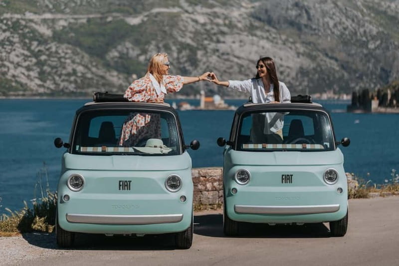 Kotor: Bay of Kotor and Tivat Electric Car Tour - Leaving Kotor for Muo and Prčanj